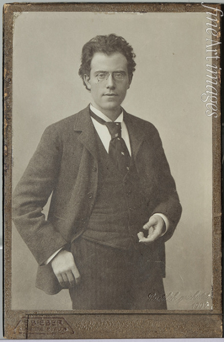 Photo studio Emil Bieber Hamburg - Portrait of Gustav Mahler (1860-1911)