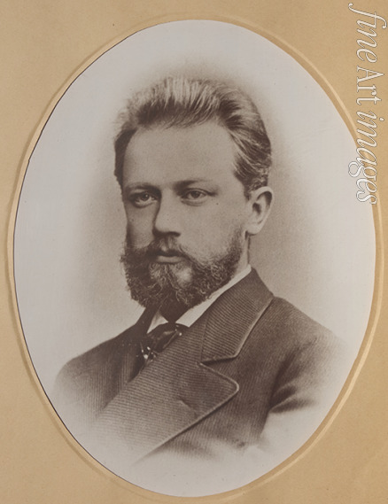 Photo studio Alfred Lorens Petersburg - Portrait of the composer Pyotr Ilyich Tchaikovsky (1840-1893)
