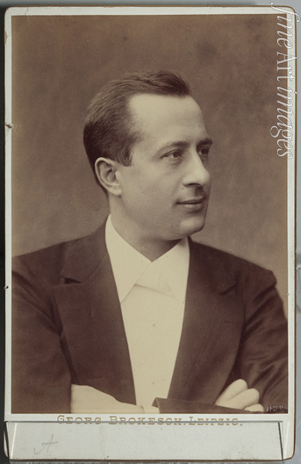 Unbekannter Fotograf - Porträt von Pianist und Dirigent Alexander Siloti (1863-1945) 