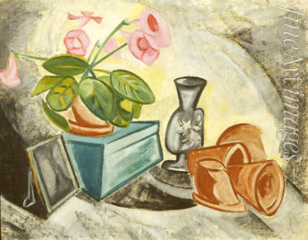 Rosanowa Olga Wladimirowna - Stilleben mit rosa Blumen