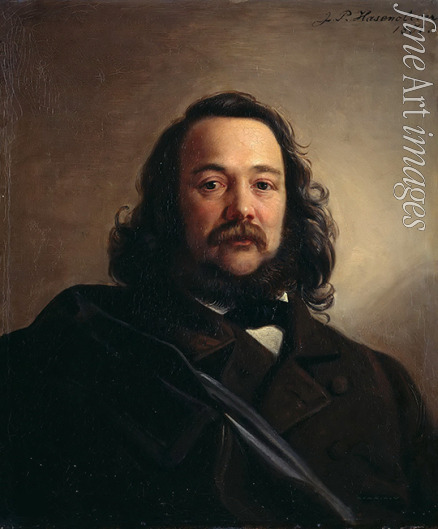 Hasenclever Johann Peter - Porträt von Ferdinand Freiligrath  (1810-1876)