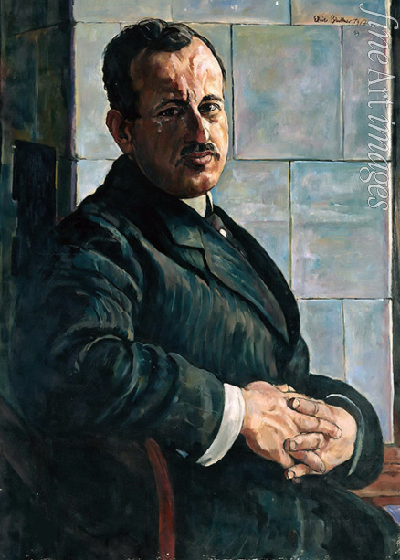 Büttner Erich - Porträt von Georg Hermann (1871-1943)