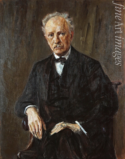 Liebermann Max - Porträt von Komponist Richard Georg Strauss (1864-1949) 