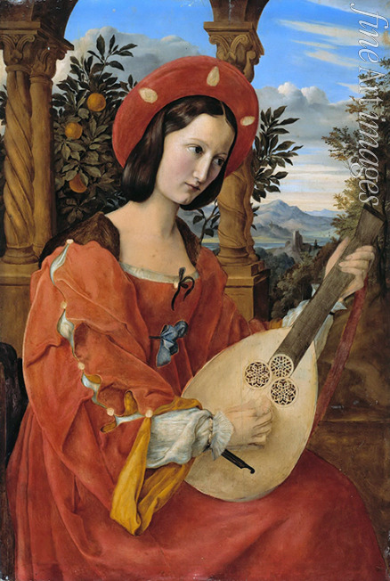 Schnorr von Carolsfeld Julius - Portrait of Clara Bianca von Quandt 
