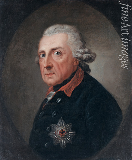Graff Anton - Porträt von Friedrich II., König von Preussen (1712-1786)