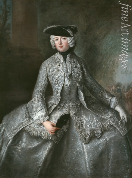 Pesne Antoine - Portrait of Princess Anna Amalia of Prussia (1723-1787), Abbess of Quedlinburg