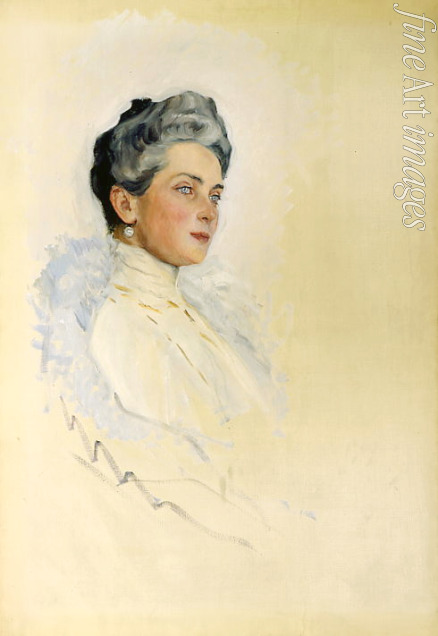 Serow Valentin Alexandrowitsch - Bildnis der Großfürstin Sinaida Jussupowa (1861-1939)