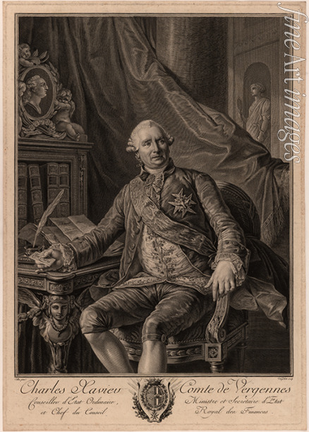 Callet Antoine-François - Charles Gravier, comte de Vergennes (1717-1787)