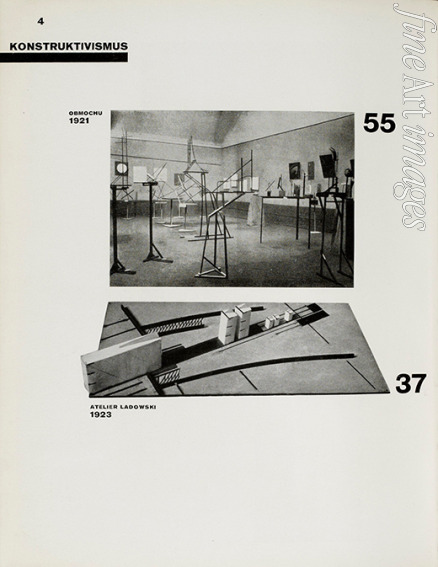 Arp Hans - Constructivism. From: Die Kunstismen. (The Isms of Art) by El Lissitzky und Hans Arp