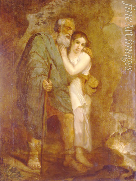Briullov Karl Pavlovich - Oedipus and Antigone