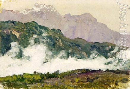 Levitan Isaak Ilyich - The Alps