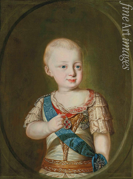 Anonymous - Portrait of Grand Duke Constantine Pavlovich of Russia (1779-1831) as child