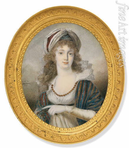 La Celle de Chateaubourg Charles-Joseph Chevalier de - Porträt von Gräfin Sofia Wladimirowna Panina (1774-1844)