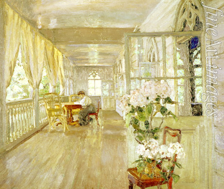 Zhukovsky Stanislav Yulianovich - Terrace in a manor house