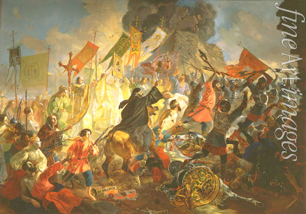 Briullov Karl Pavlovich - The Siege of Pskov by Stephen Báthory in 1581