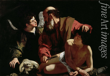 Caravaggio Michelangelo - Abraham Sacrificing Isaac