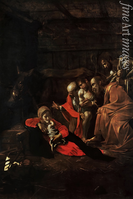 Caravaggio Michelangelo - Die Anbetung der Hirten