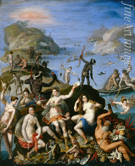 Zucchi Jacopo - Allegoria della scoperta d'America (Allegorie auf die Entdeckung Amerikas)