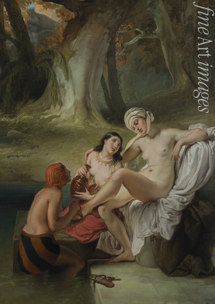 Hayez Francesco - Bathsheba at Her Bath
