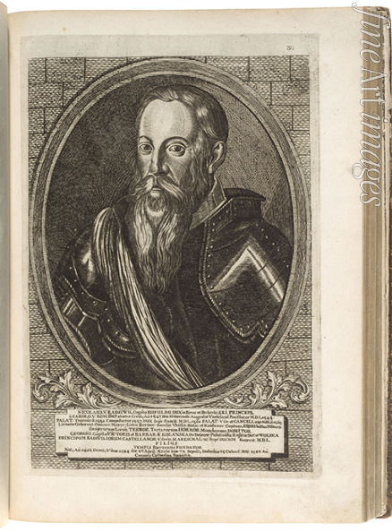 Lejbowicz Hirsz - Nikolaus Radziwill der Rote (1512-1584), Großhetman von Litauen. Aus: Icones Familiae Ducalis Radivilianae 