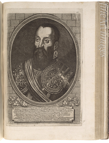 Lejbowicz Hirsz - Nikolaus Radziwill der Schwarze (1515-1565), Großmarschall von Litauen. Aus: Icones Familiae Ducalis Radivilianae 