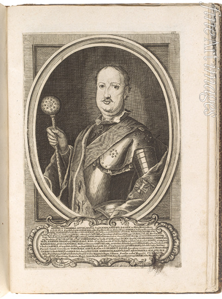 Lejbowicz Hirsz - Michal Kazimierz Radziwill Rybenko (1702-1762). Aus: Icones Familiae Ducalis Radivilianae 