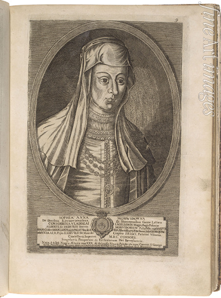 Lejbowicz Hirsz - Zofia (Anna) Radziwill (Moniwidowna). From: Icones Familiae Ducalis Radivilianae 