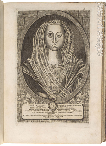 Lejbowicz Hirsz - Elzbieta Radziwill (Sakowicz). From: Icones Familiae Ducalis Radivilianae 