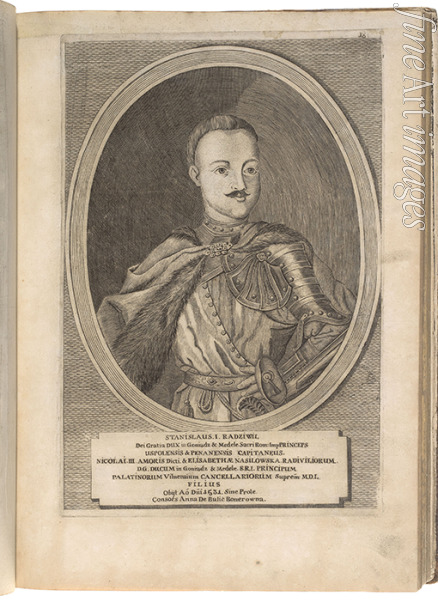 Lejbowicz Hirsz - Stanislaw I Radziwill. From: Icones Familiae Ducalis Radivilianae 