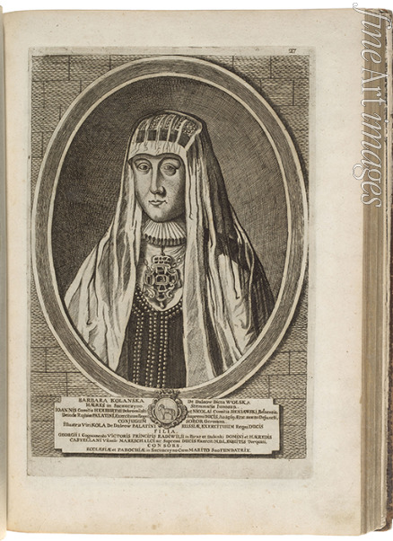 Lejbowicz Hirsz - Barbara Radziwill (Kolanska). From: Icones Familiae Ducalis Radivilianae 