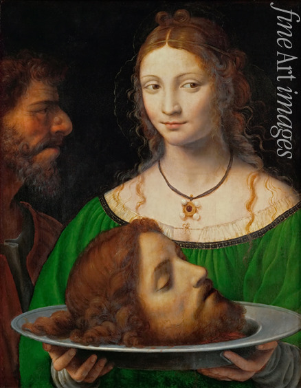 Luini Bernardino - Salome mit dem Haupt Johannes des Täufers 