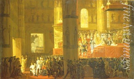 Vernet Horace - Die Krönung der Kaiserin Maria Fjodorowna am 5. April 1797