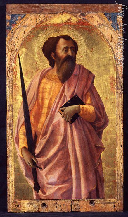 Masaccio - Heiliger Paulus. Polyptychon für Santa Maria del Carmine in Pisa 