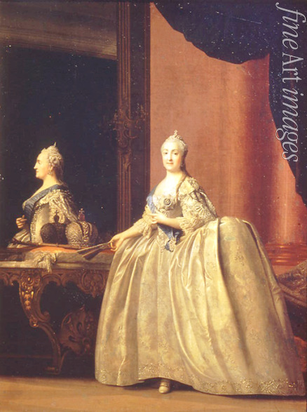 Erichsen (Eriksen) Vigilius - Kaiserin Katharina II. vor dem Spiegel