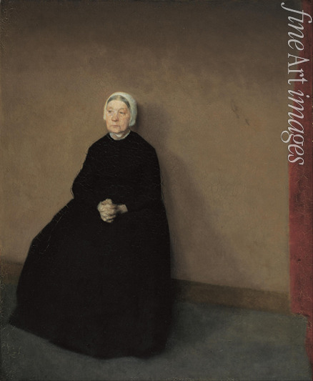 Hammershøi Vilhelm - An old woman 