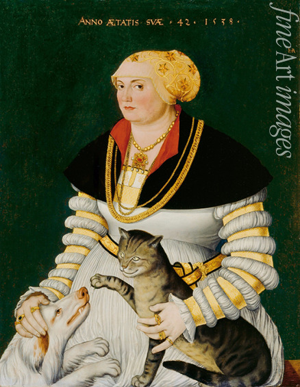 Asper Hans - Portrait of Cleophea Holzhalb, née Krieg von Bellikon 