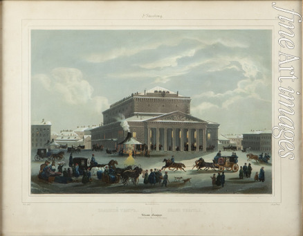 Diez Samuel Friedrich - Das Kaiserliche Bolschoi Theater in Sankt Petersburg