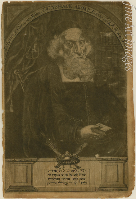 Naghtegael Aernout - Porträt von Isaac Aboab da Fonseca (1605-1693) 