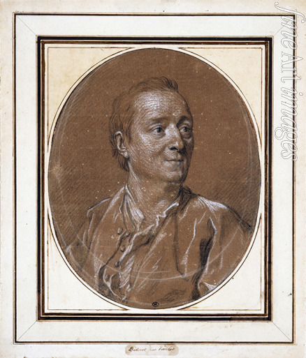 Van Loo Louis Michel - Porträt von Denis Diderot (1713-1784)