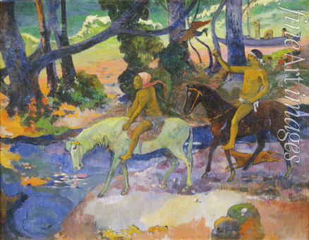 Gauguin Paul Eugéne Henri - Die Furt (Die Flucht)