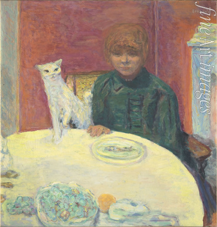 Bonnard Pierre - La femme au chat (Frau mit Katze)