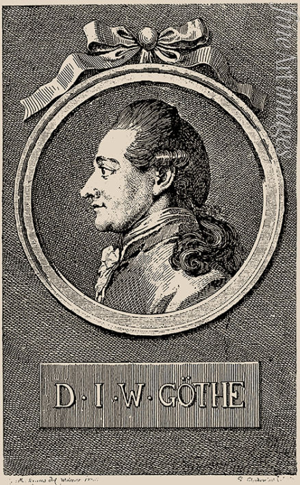 Chodowiecki Daniel Nikolaus - Porträt des Dichters Johann Wolfgang von Goethe (1749-1832)