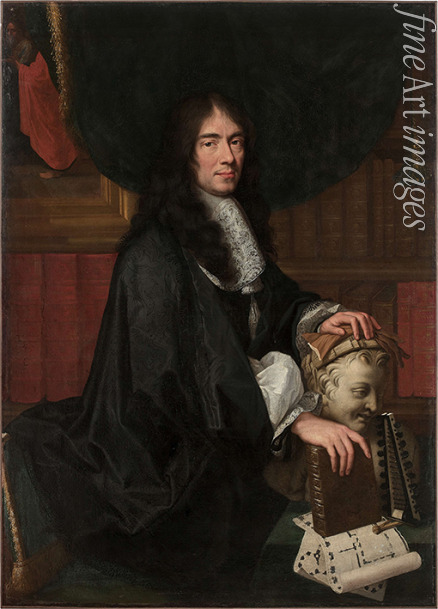 Le Brun Charles - Portrait of Charles Perrault (1628-1703) 