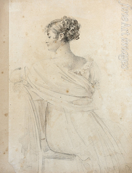 Gérard François Pascal Simon - Portrait of Madame Récamier (1777-1849)
