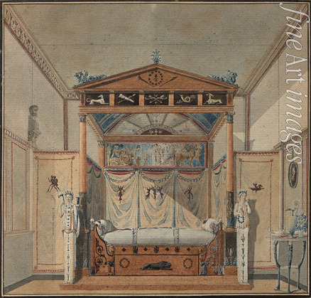 Percier Charles - Design of the Bed