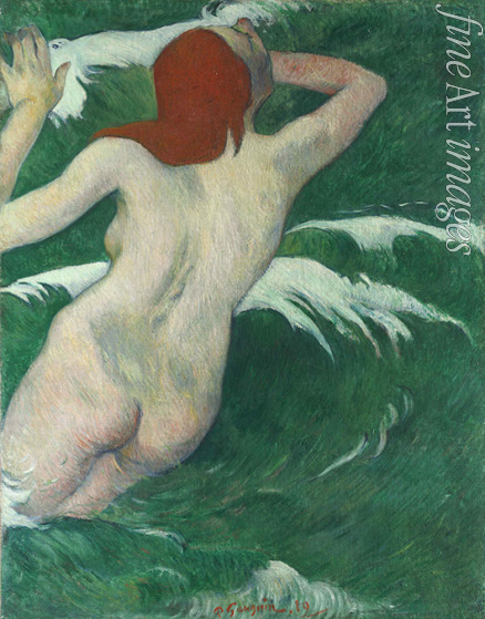 Gauguin Paul Eugéne Henri - Dans les vagues, ou Ondine (In the Waves or Undine)