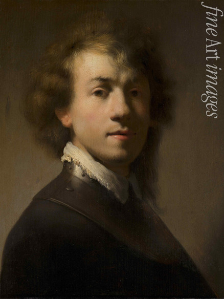 Rembrandt van Rhijn (School) - Portrait of Rembrandt with a Gorget 