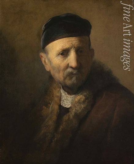 Rembrandt van Rhijn - Tronie eines alten Mannes