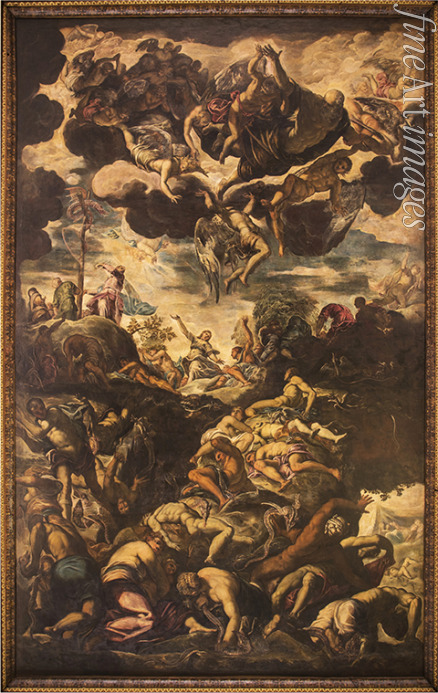 Tintoretto Jacopo - Die Errichtung der Ehernen Schlange