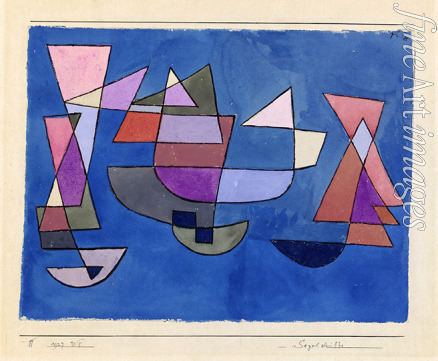 Klee Paul - Segelschiffe (Bateaux à voile)